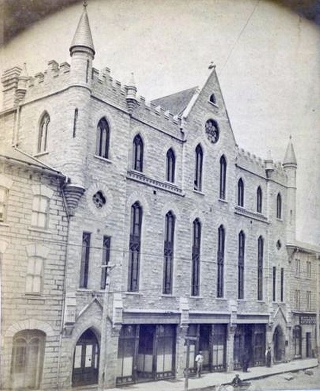 St. Marys Opera House c 1880 image. Click for full size.