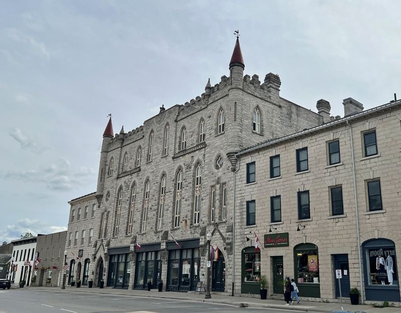 St. Marys Opera House and surrounding buildings, 2026 image. Click for full size.