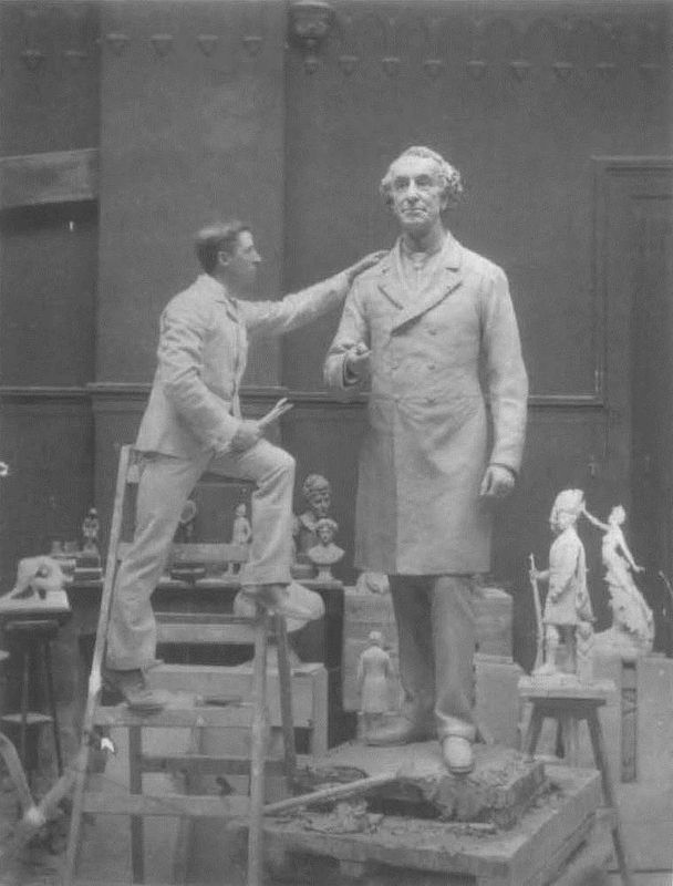 George Edward Wade, sculptor (1853-1933). Click for full size. George Edward Wade, sculptor (1853-1933) image. Click for full size.