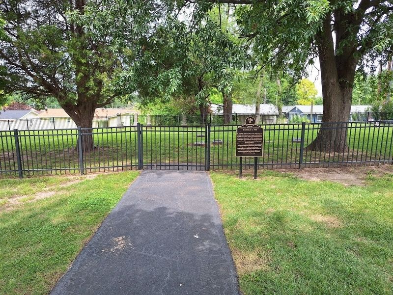 Emmaus Homes Cemetery Marker. Click for full size. Emmaus Homes Cemetery Marker image. Click for full size.