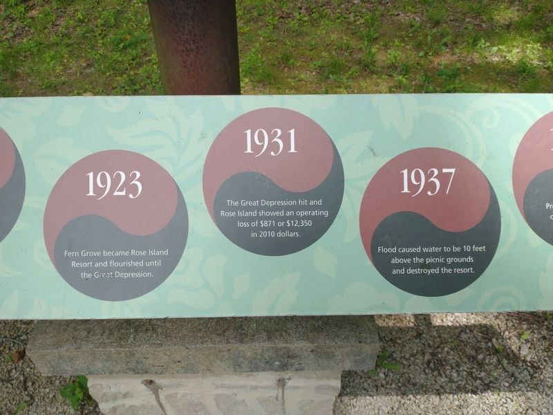 Timeline of Rose Island Marker. Click for full size. Timeline of Rose Island Marker image. Click for full size.