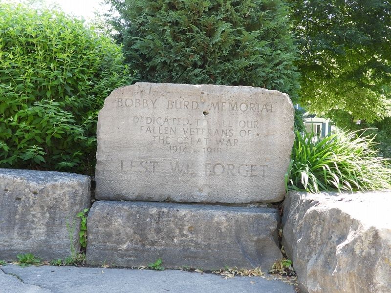 Bobby Burd Memorial Marker image. Click for full size.