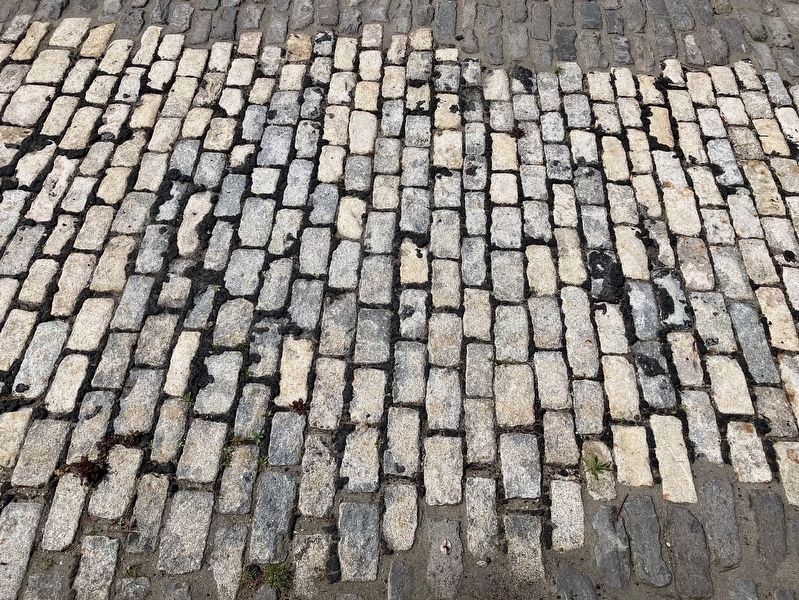 Historic Cobblestone Roadway image. Click for full size.