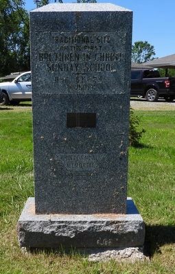 Traditional Site of the first Brethren in Christ Sunday School - Marker. Click for full size. Traditional Site of the first Brethren in Christ Sunday School - Marker image. Click for full size.