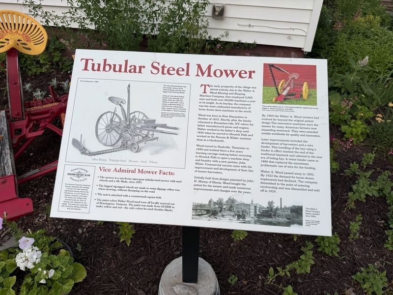 Tubular Steel Mower Marker. Click for full size. Tubular Steel Mower Marker image. Click for full size.