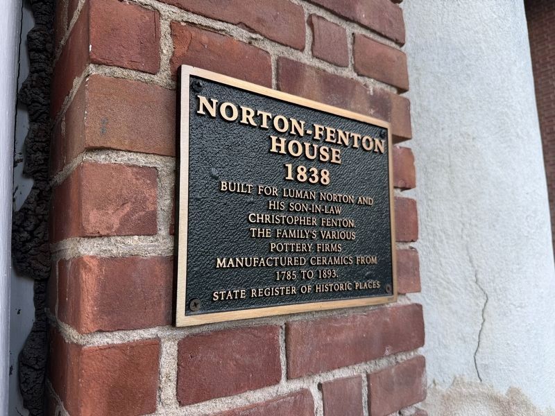Norton-Fenton House Marker. Click for full size. Norton-Fenton House Marker image. Click for full size.