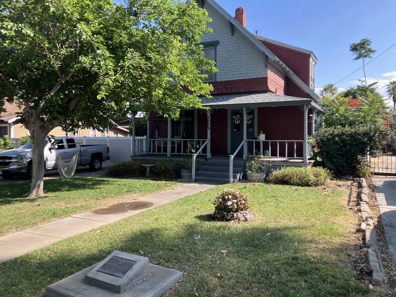 Ward House and Marker. Click for full size. Ward House and Marker image. Click for full size.