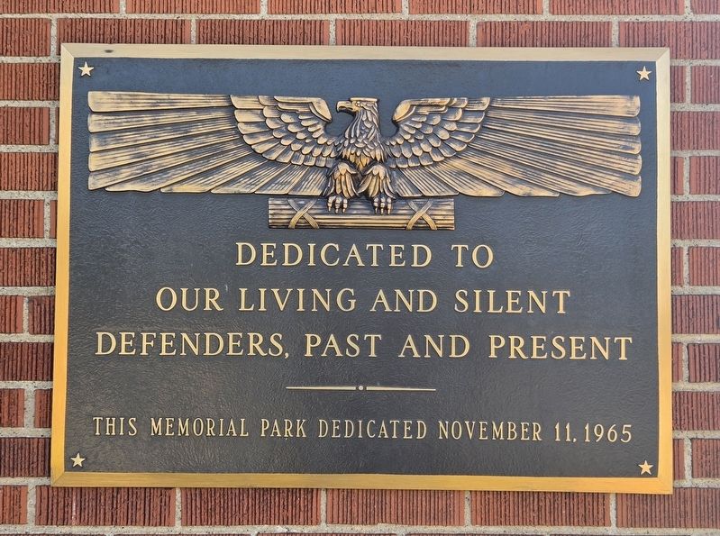 Veterans Memorial. Click for full size. Veterans Memorial image. Click for full size.