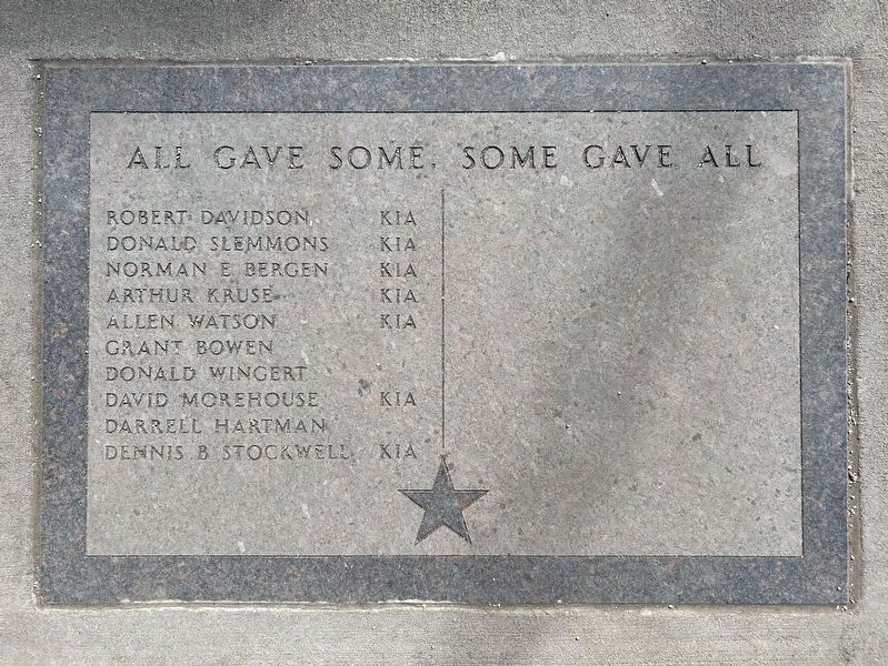 Canistota Veterans Memorial image. Click for full size.
