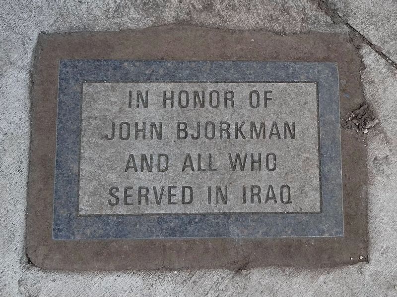 Canistota Veterans Memorial Flagpole Marker image. Click for full size.