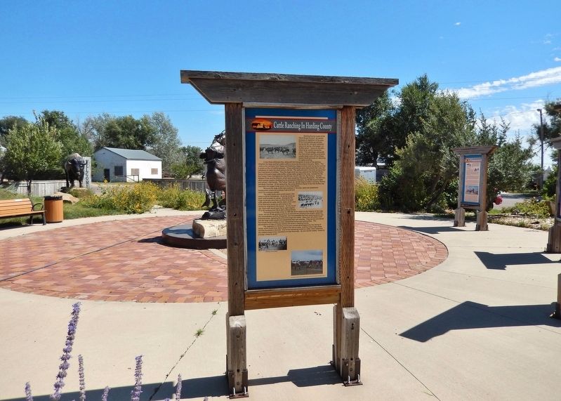 Cattle Ranching in Harding County Marker. Click for full size. Cattle Ranching in Harding County Marker image. Click for full size.