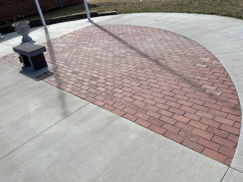 Canistota Veterans Memorial West Pavers image. Click for full size.