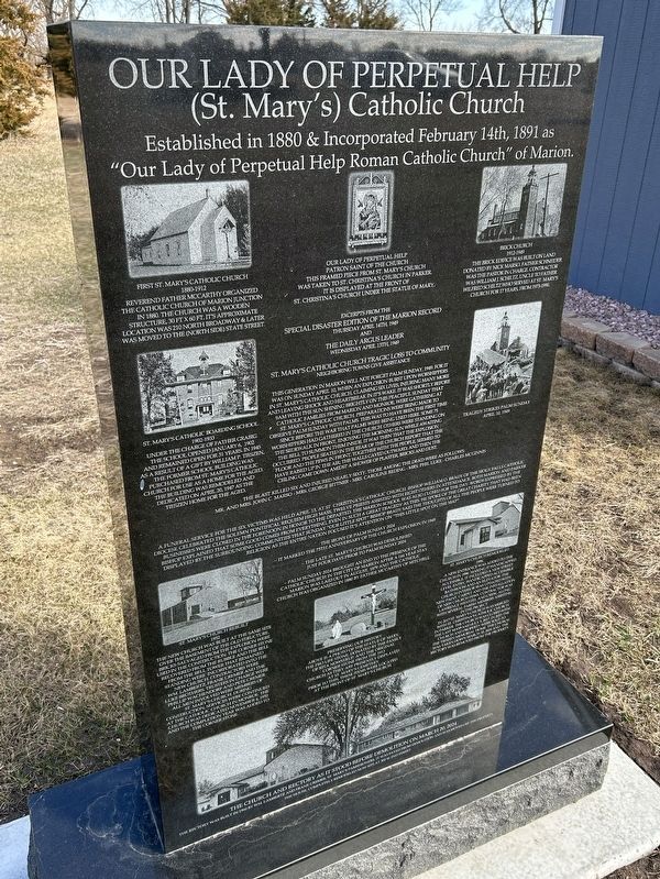 Our Lady of Perpetual Help (St. Mary's) Catholic Church Marker image. Click for full size.