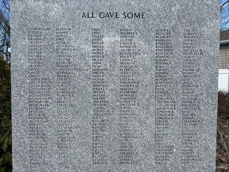 Marion Veterans Memorial, Wall Two image. Click for full size.