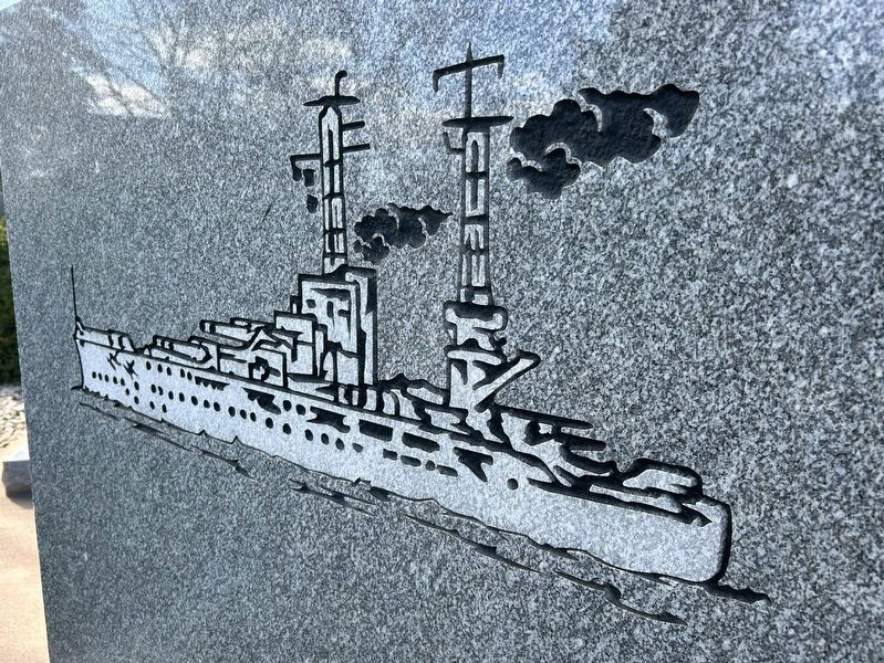 Marion Veterans Memorial, Wall Three (Back) image. Click for full size.