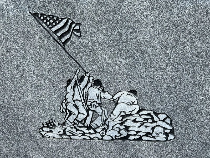 Marion Veterans Memorial, Wall Four (Back) image. Click for full size.