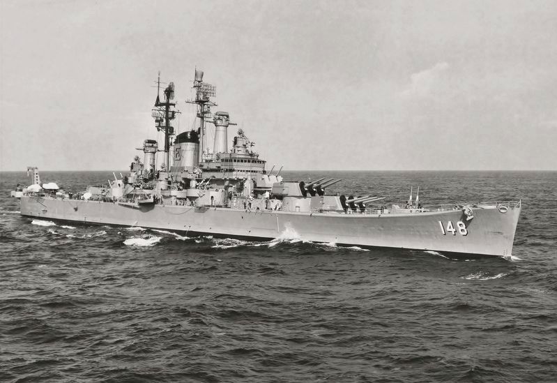 USS Newport News (CA-148). Click for full size. USS Newport News (CA-148) image. Click for full size.