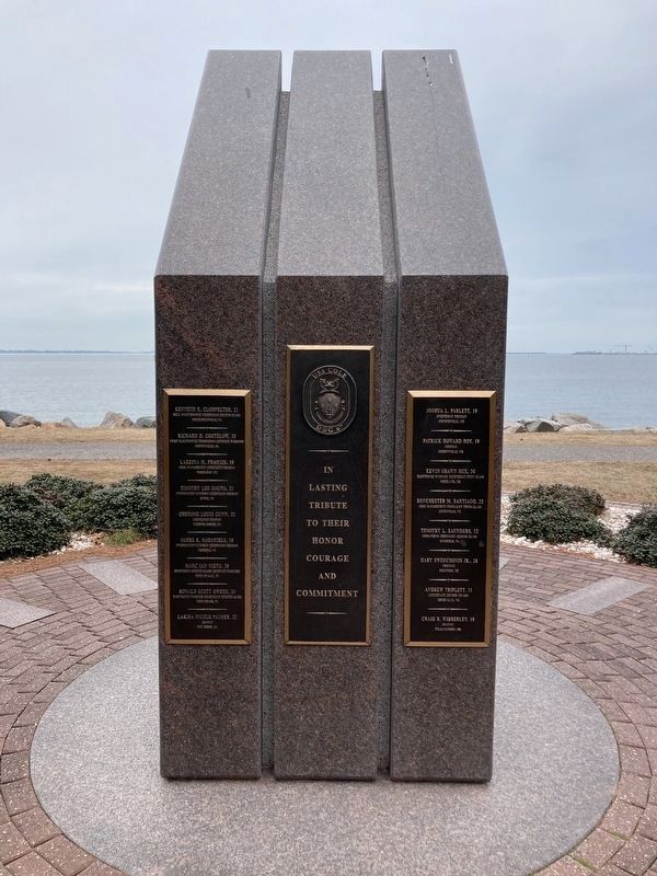 USS Cole (DDG 67) Memorial. Click for full size. USS Cole (DDG 67) Memorial image. Click for full size.