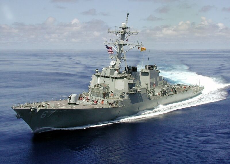 USS Cole (DDG 67) in the Mediterranean. Click for full size. USS Cole (DDG 67) in the Mediterranean image. Click for full size.