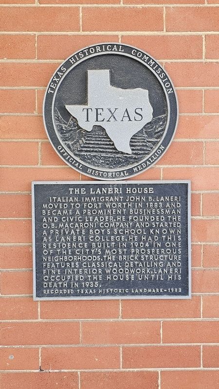 The Laneri House Marker. Click for full size. The Laneri House Marker image. Click for full size.