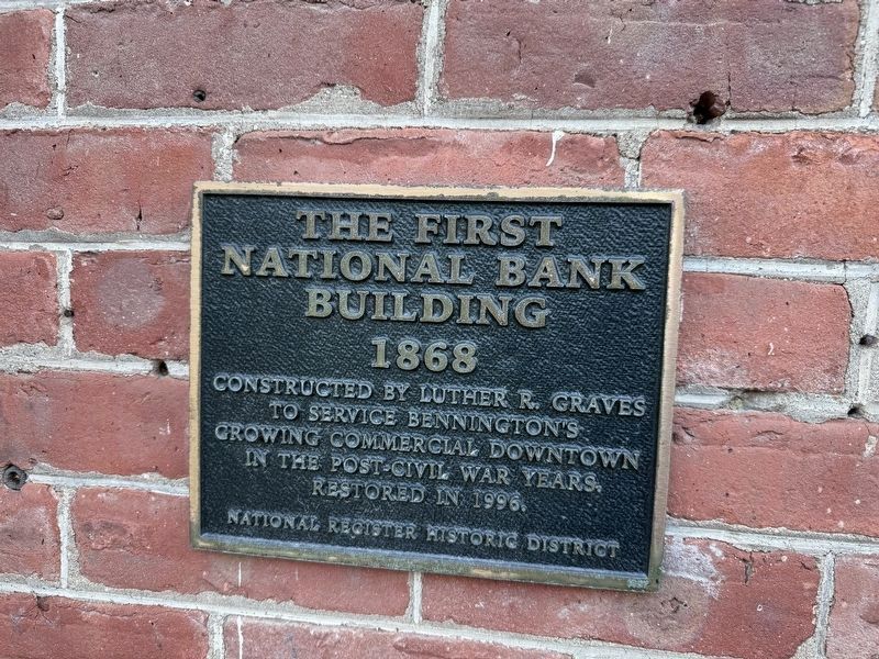 The National Bank Building Marker. Click for full size. The National Bank Building Marker image. Click for full size.