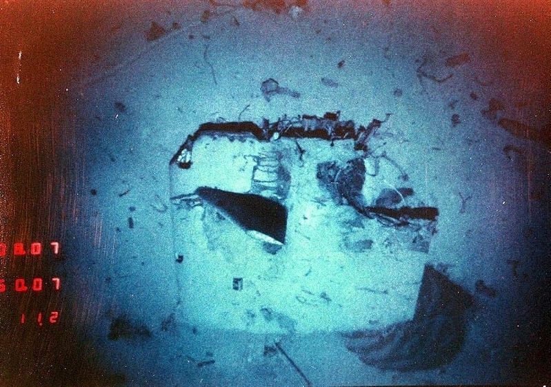 USS Scorpion (SSN-589) Wreckage image. Click for full size.