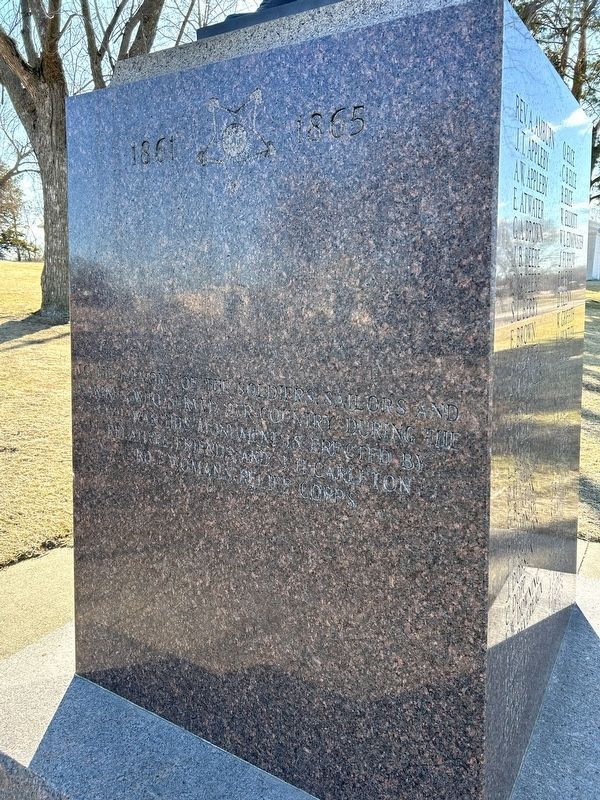 Parker Civil War Monument, East Side image. Click for full size.