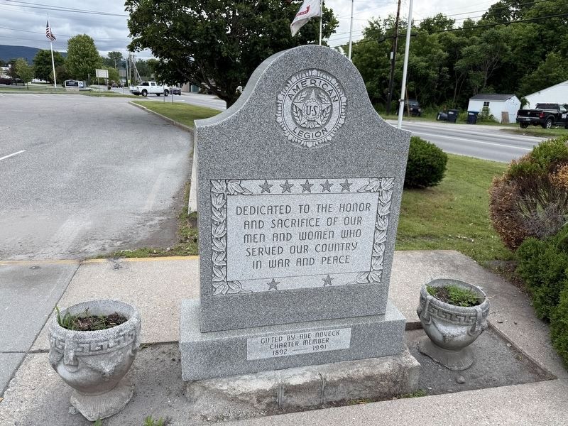 Veterans Memorial Marker. Click for full size. Veterans Memorial Marker image. Click for full size.