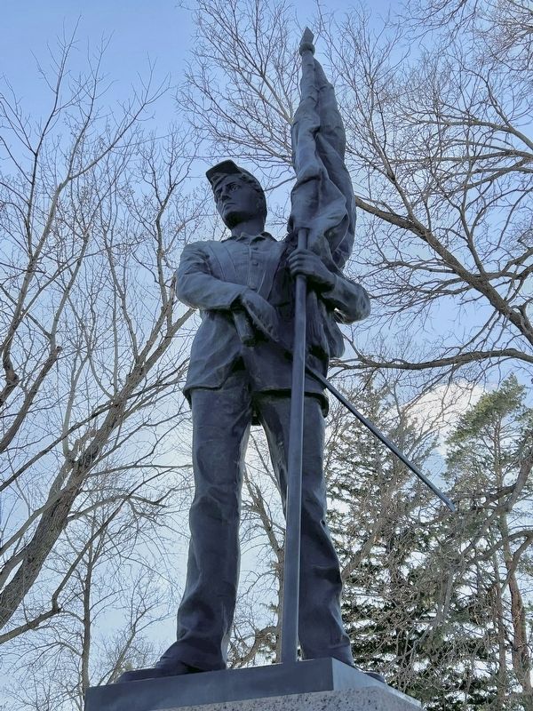 Parker Civil War Monument Sculpture image. Click for full size.