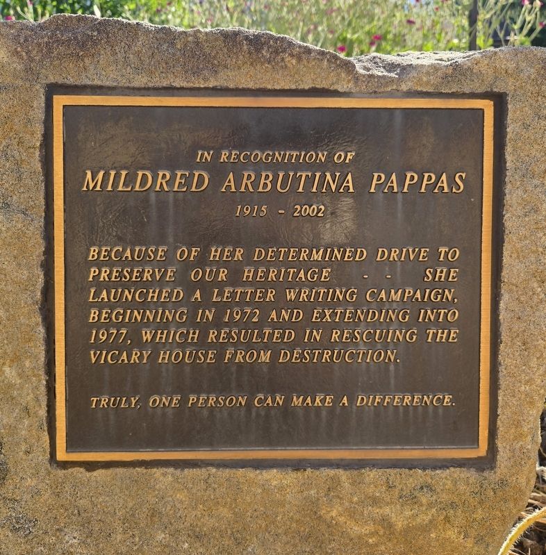 Mildred Arbutina Pappas Marker image. Click for full size.