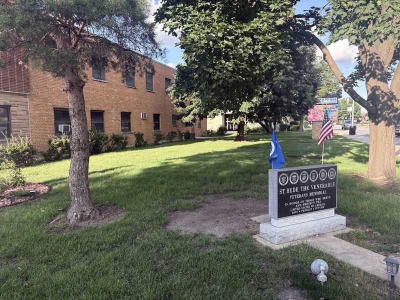 St. Bede the Venerable Veterans Memorial image. Click for full size.
