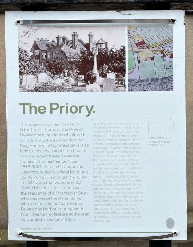 The Priory Marker image. Click for full size.