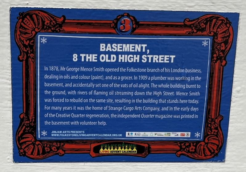 Basement, 8 The Old High Street Marker image. Click for full size.