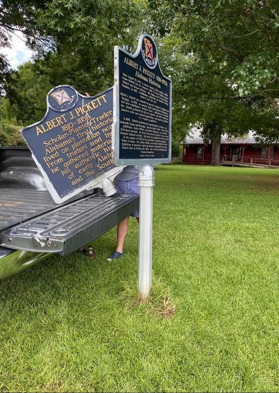 Albert J. Pickett Marker image. Click for full size.