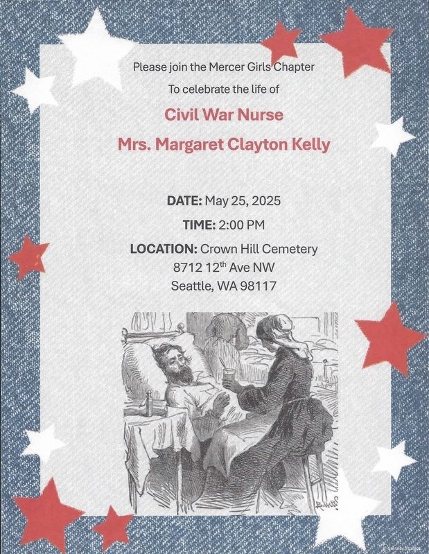Margaret Louise Clayton Kelly Marker Dedication Cermony. Click for full size. Margaret Louise Clayton Kelly Marker Dedication Cermony image. Click for full size.