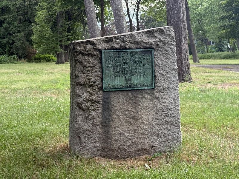 Fortified Village of the Agawam Indians Marker. Click for full size. Fortified Village of the Agawam Indians Marker image. Click for full size.