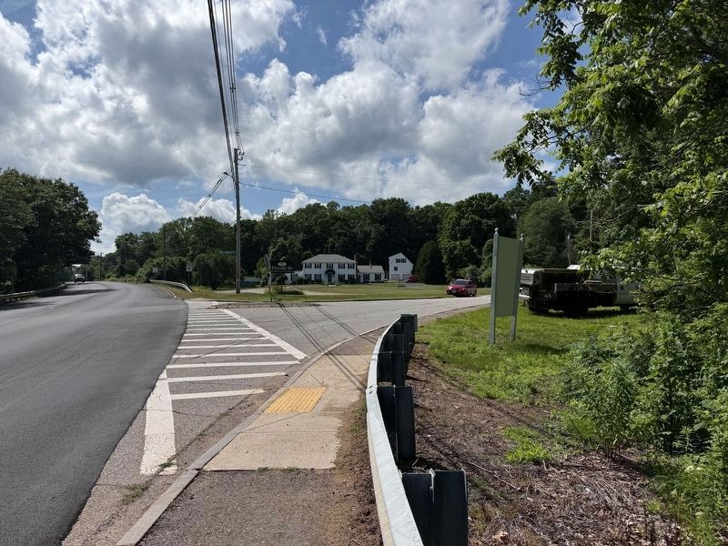 Foster Hill Road & Marker. Click for full size. Foster Hill Road & Marker image. Click for full size.