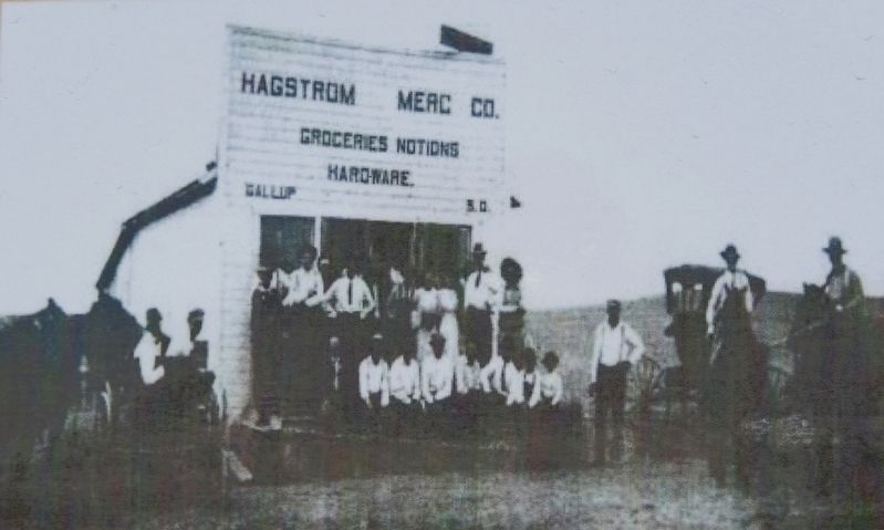 Marker detail: Gallup Post Office. Click for full size. Marker detail: Gallup Post Office image. Click for full size.