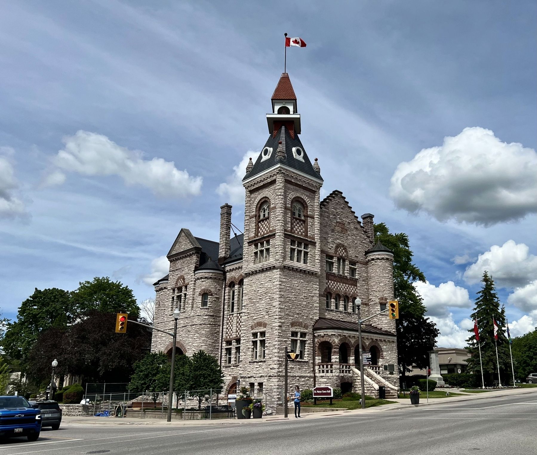 Town Hall Marker image. Click for full size.