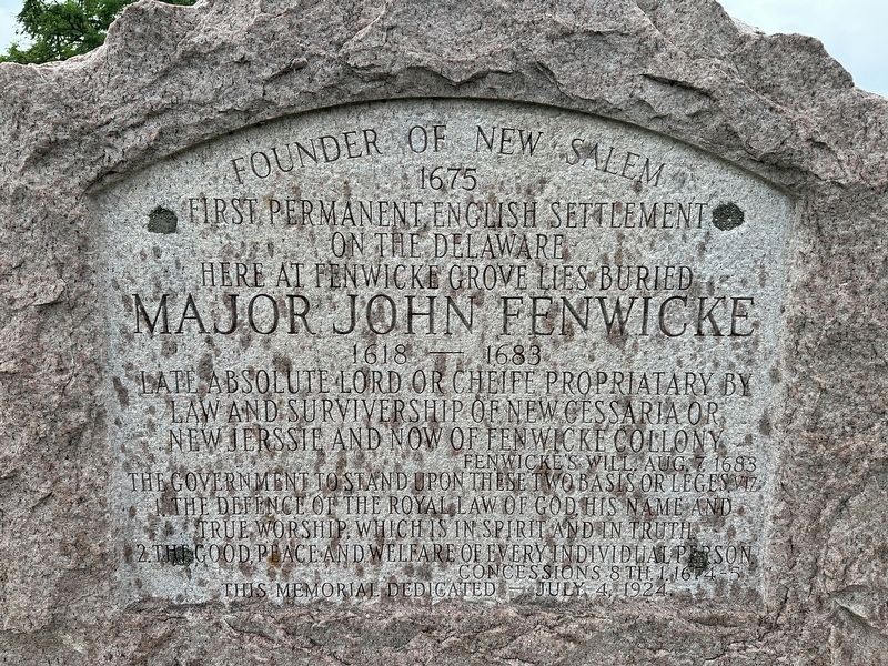 Fenwicks Grove Marker image. Click for full size.