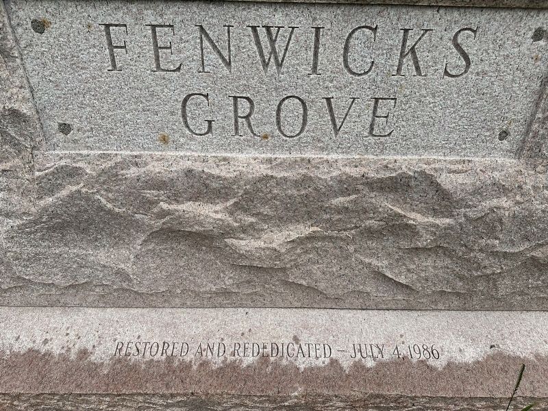Fenwicks Grove Marker image. Click for full size.