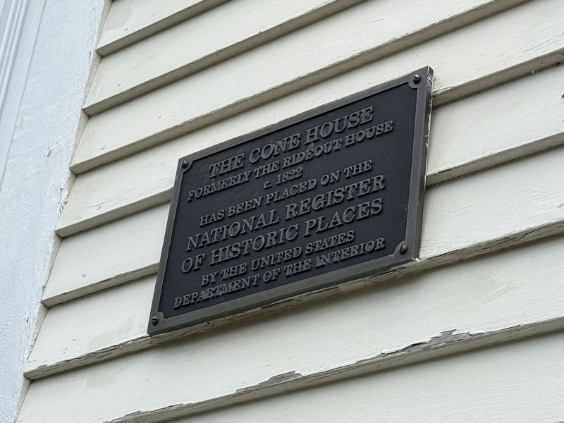 The Cone House Marker image. Click for full size.