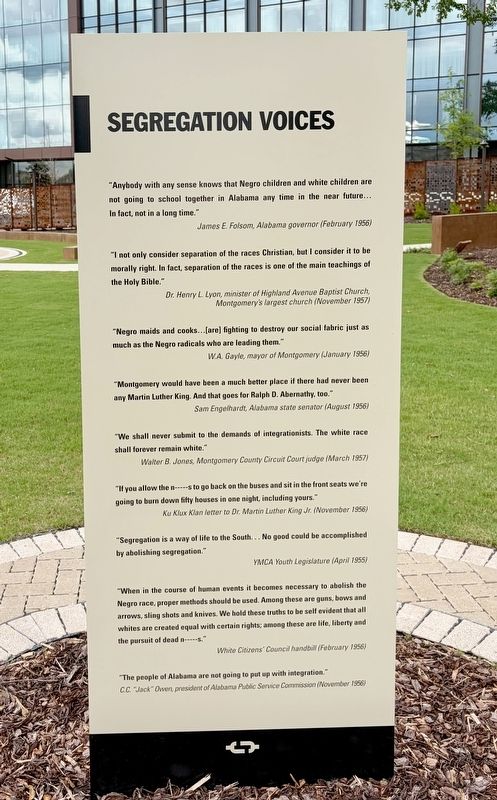 Segregation Voices Marker image. Click for full size.