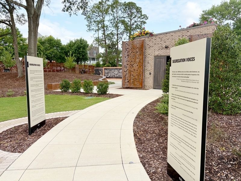Segregation Voices Markers in forefront. image. Click for full size.