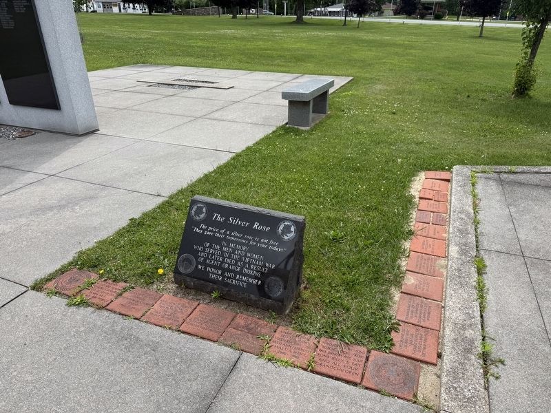 The Silver Rose Memorial. Click for full size. The Silver Rose Memorial image. Click for full size.