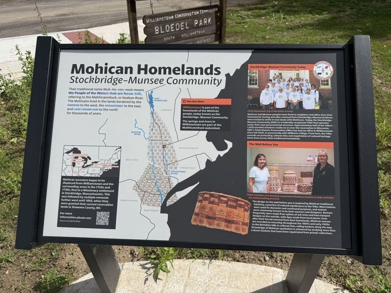 Mohican Homelands Marker. Click for full size. Mohican Homelands Marker image. Click for full size.