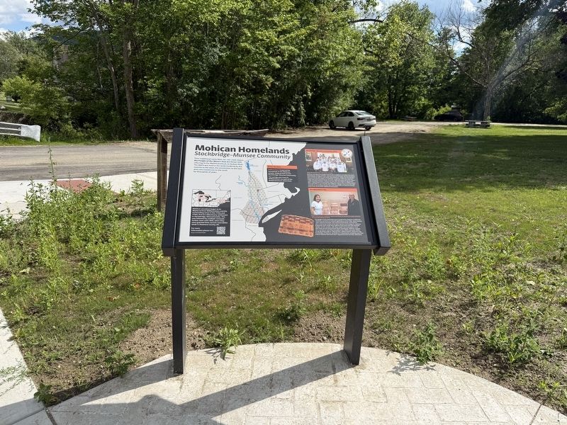 Mohican Homelands Marker. Click for full size. Mohican Homelands Marker image. Click for full size.