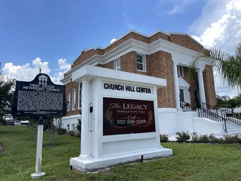 First United Methodist Church Marker image. Click for full size.