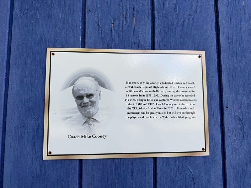 Coach Mike Cooney Marker image. Click for full size.