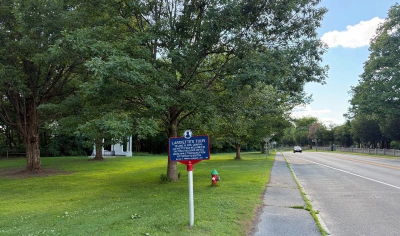 Lafayette's Tour Marker. Click for full size. Lafayette's Tour Marker image. Click for full size.